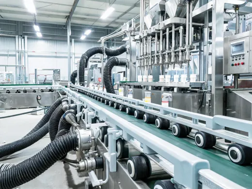 Packaging conveyor polymer parts